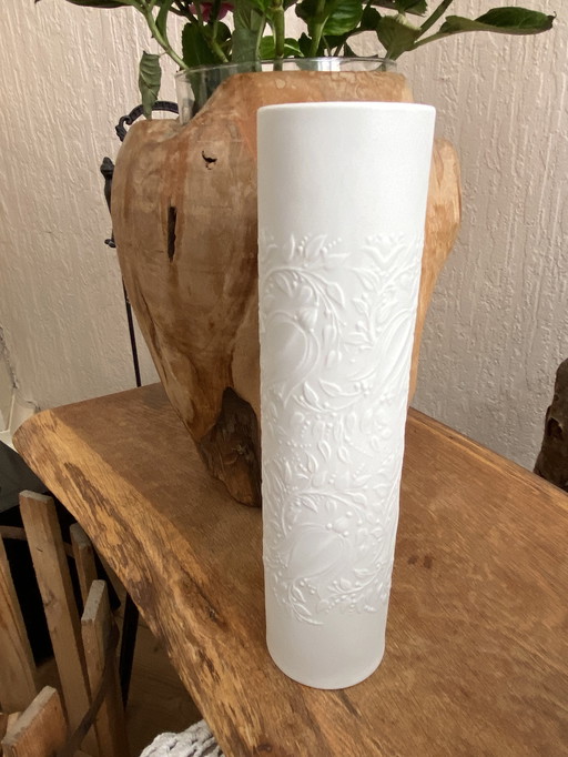 Vase en porcelaine blanc Rosenthal Björn Wiinblad Studio-Line
