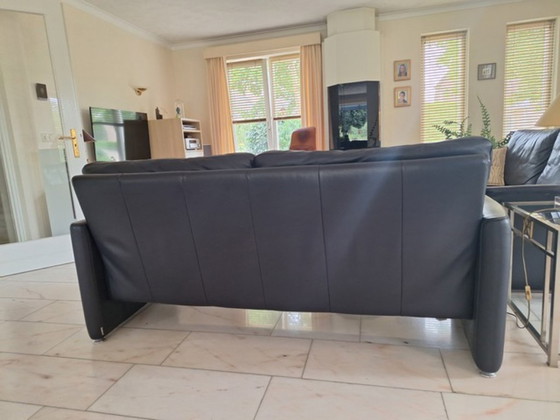 2 Leather Sofas, In New Condition – Seating area (photo 3 of 5)