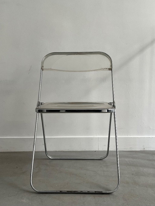 „Plia“-Stühle von Giancarlo Piretti für Castelli – Anonima Castelli, klapstoelen, Metal, Plexiglass (photo 2 of 16)
