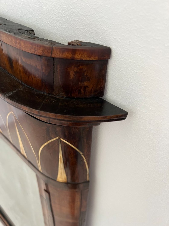 Image 1 of Cassettone - Noce - Comò con specchiera