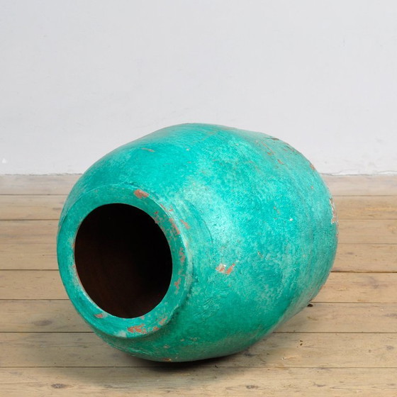 Image 1 of Turkish Terracotta Olive Jar or Garden Urn