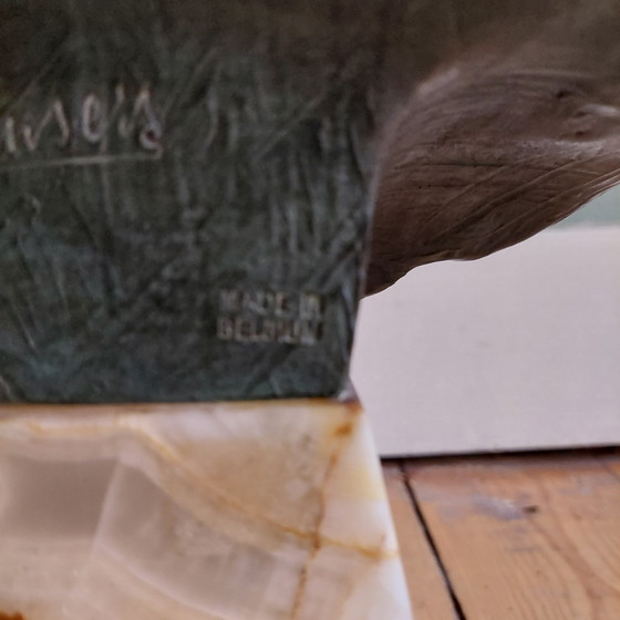 Image 1 of Antique bust by the Belgian sculptor Heusers