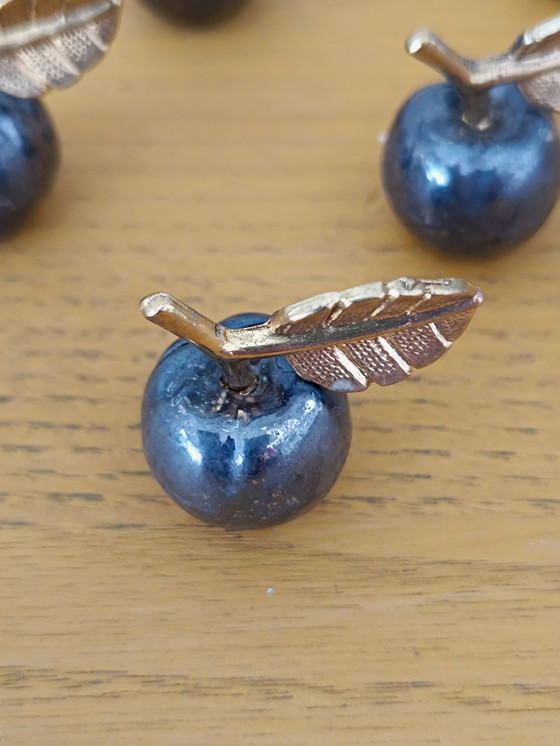 Image 1 of Juego de 6 placas de identificación de metal