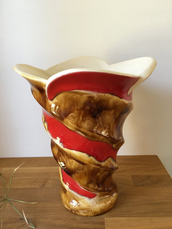 Image 1 of Grand VASE Céramique Emaillée BAUDIN