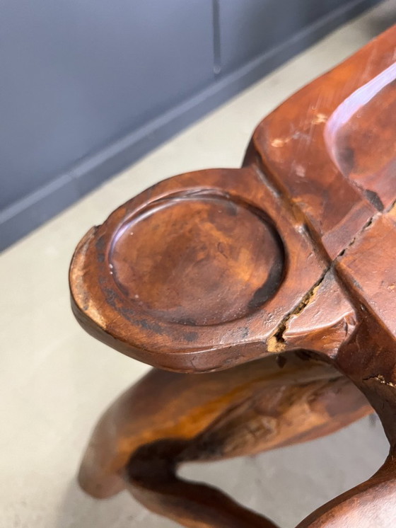 Image 1 of Grande set di sedie in radice di ulivo, anni '60