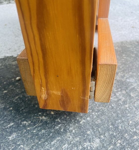 Vintage Scandinavische opklapbare serveerwagen (jaren 70) – Wood (photo 11 of 11)
