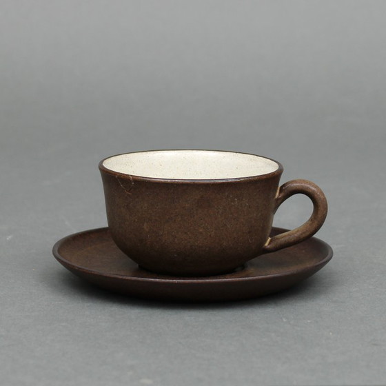 Image 1 of Zaalberg Holland - Meindert Zaalberg (1907-1989) - Klei en vuur - servies - Brutalist 