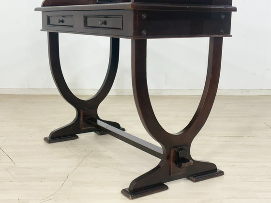 Image 1 of Scrivania in mogano / scrittoio / tavolo da ufficio / tavolo in stile coloniale