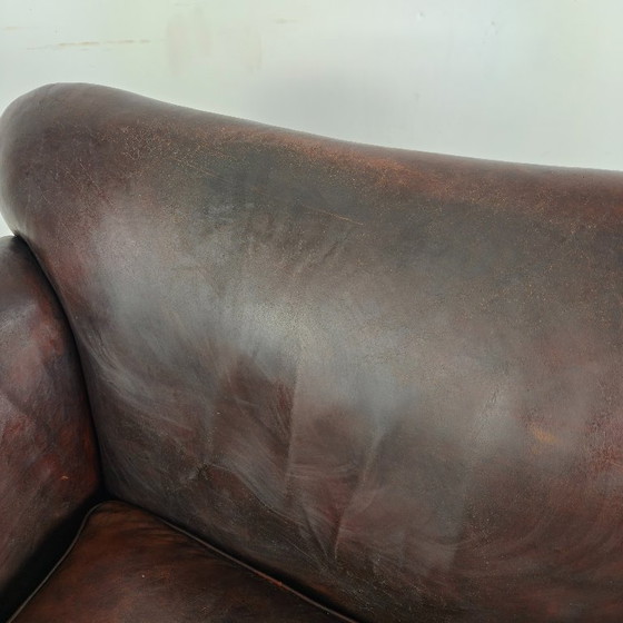 Image 1 of Panca da club Camelback in stile country dei primi del XX secolo