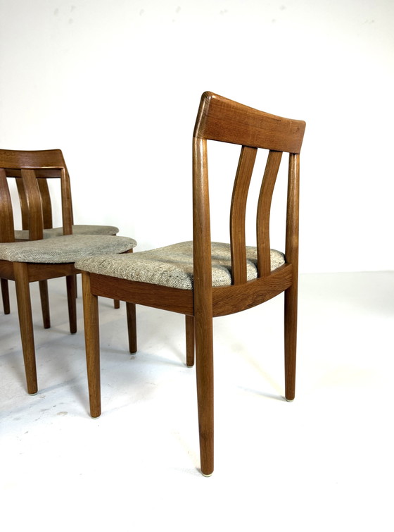 Image 1 of Ensemble de 6 chaises à repas vintage, Vamdrup Stolefabrik '70