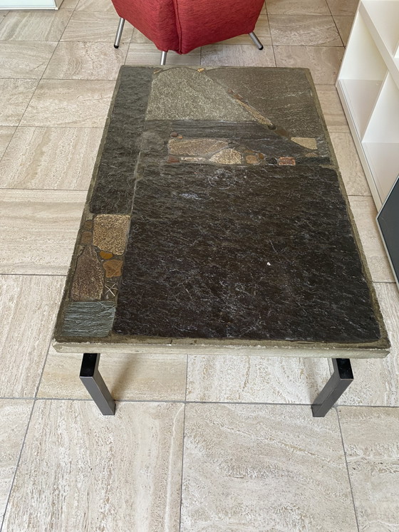 Image 1 of Paul Kingma Vintage Salontafel 1961, Beton & Natuursteen