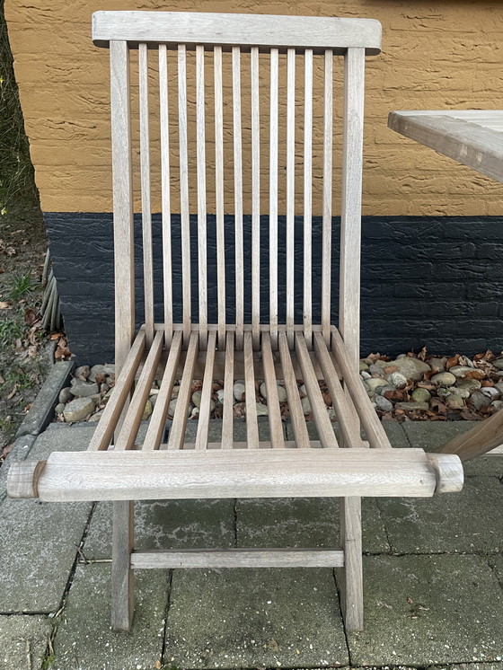 Image 1 of ensemble de jardin en teck