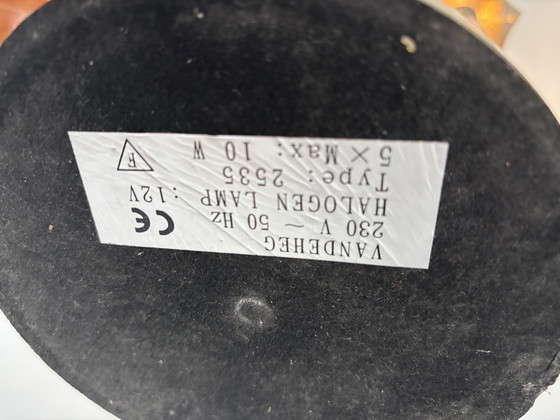 Image 1 of Lampe à fleurs de style Maison Jansen des années 1980 par Van De Heg - Hollywood Regency