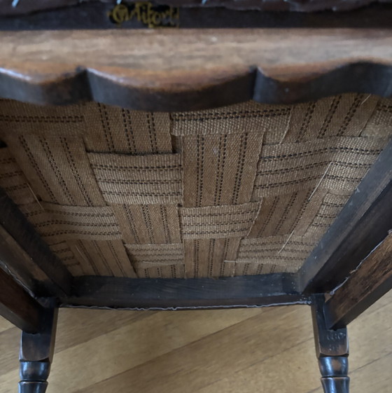Five Classic Artifort Armchairs Model Number 680 – Leather, Wood (photo 9 of 15)