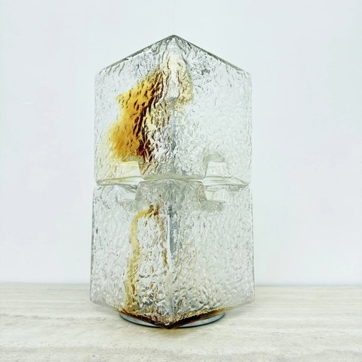Murano Glass Tafellamp van Toni Zuccheri voor Mazzega, jaren 70