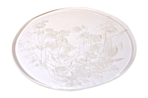 Dekorativer Glasteller, Wiesengrund, Deutschland, 33 x 1 cm – decoratieve objecten
