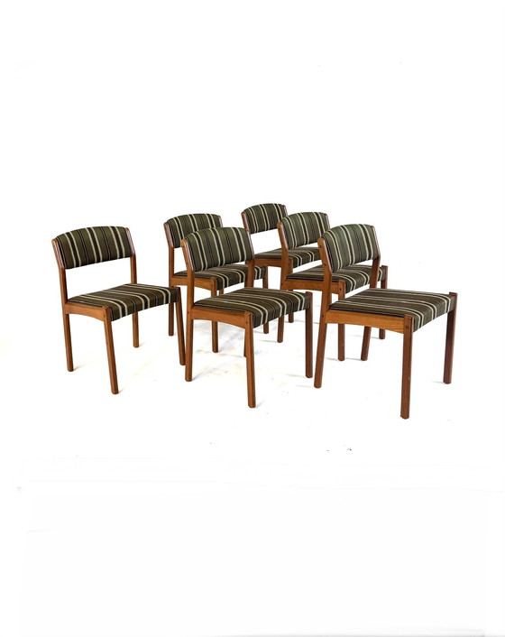 Image 1 of 6x vintage Danish dining chair '70