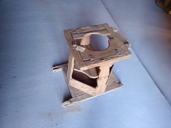 Image 1 of Antique pine walker/baby walker/child catcher, 19th century