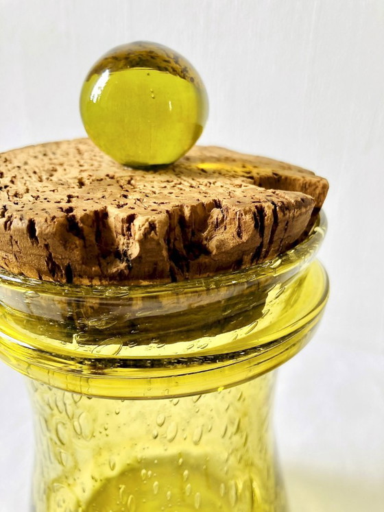 Barattolo in vetro soffiato a bolle con tappo, Verrerie de Biot – Accessori da cucina (photo 4 of 14)