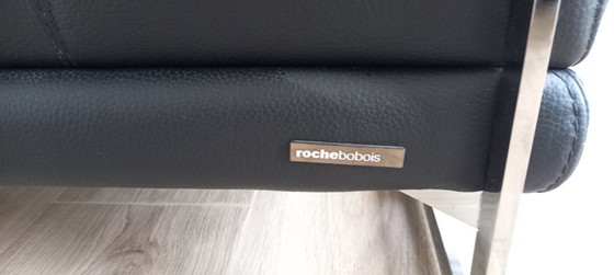 Image 1 of Sofá de 3 plazas de cuero Roche Bobois.