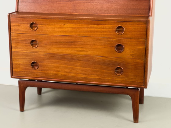 Image 1 of Secretary In Teak By Arne Hovmand Olsen For Mogens Kold, 1960S