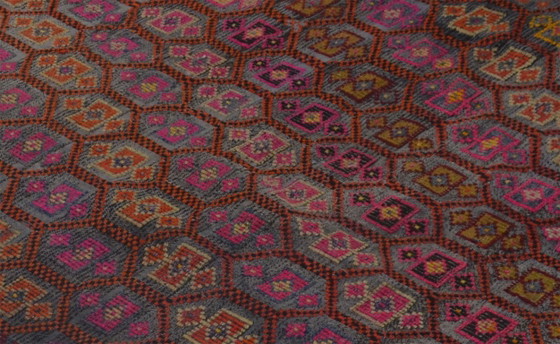 Vintage Anatolian Yoruk Kilim 277 × 156 cm – Handwoven Wool Rug – Rugs & carpets (photo 7 of 11)