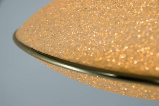 Suspension OVNI de style allemand des années 1970 en résine texturée