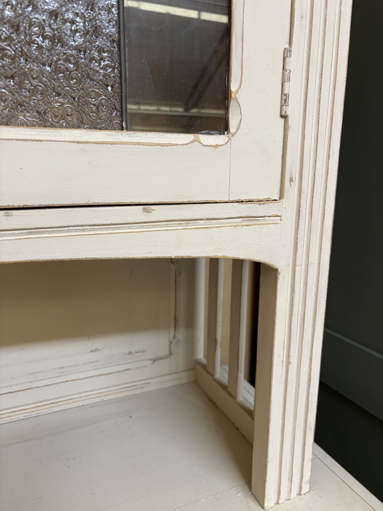 Vintage Brocante Buffetkast – Buffetkasten, Wood, Glass (photo 10 of 11)