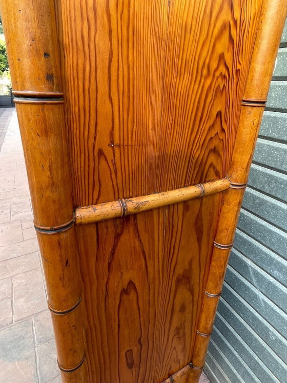 Französischer Aufbewahrungsschrank aus Bambusimitat, 19. Jh. – Holz (photo 22 of 30)