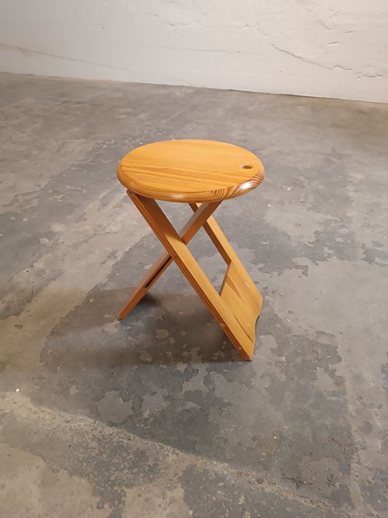 Image 1 of 2 x vintage Roger Tallon Design folding stools 