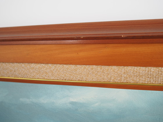 Image 1 of Tableau "La pêche de nuit", design scandinave, années 1970