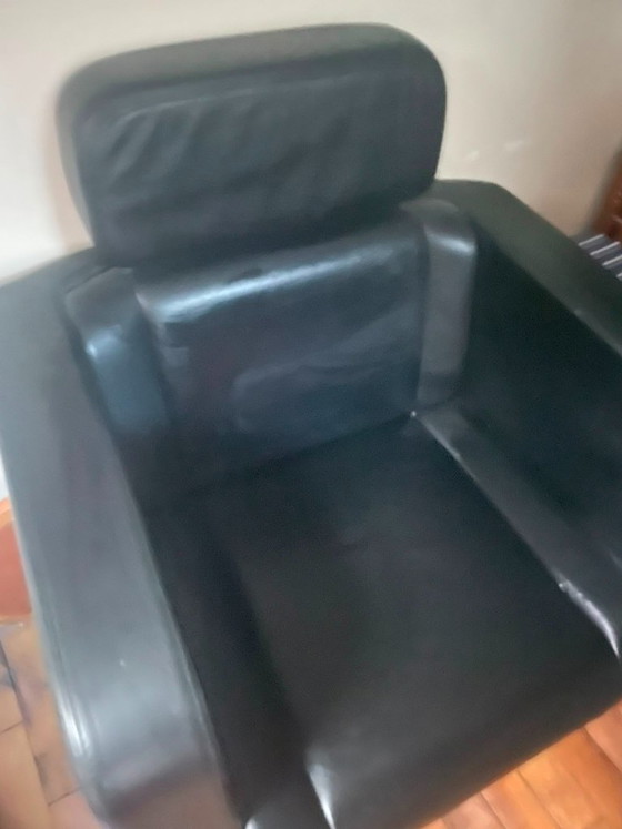 Giroflex 21 Sessel – Verstellbarer relaxsessel, Leather (photo 3 of 5)