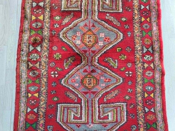 Image 1 of Alfombra persa Khamseh hecha a mano