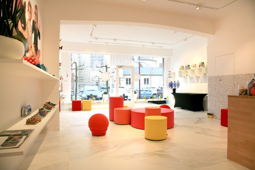 12x pouf colorati con seduta Lina design