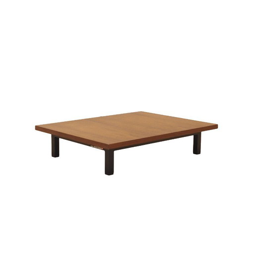 Teakfurnierter Couchtisch von Ole Bjerregaard, Sorø Terminalborde, Schweden, 1980er Jahre