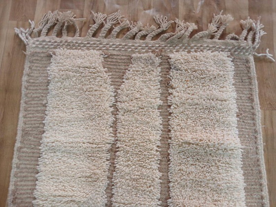 Alfombra de Lana Natural Decorada 200/80 – Wool (photo 3 of 10)