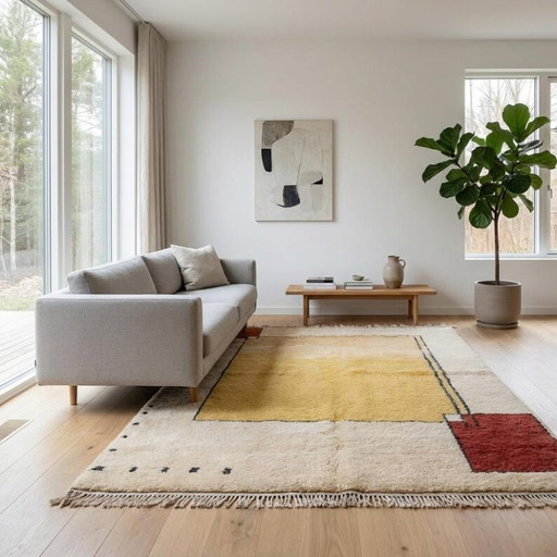 Tapis marocain tradicional en laine 300cmx200cm