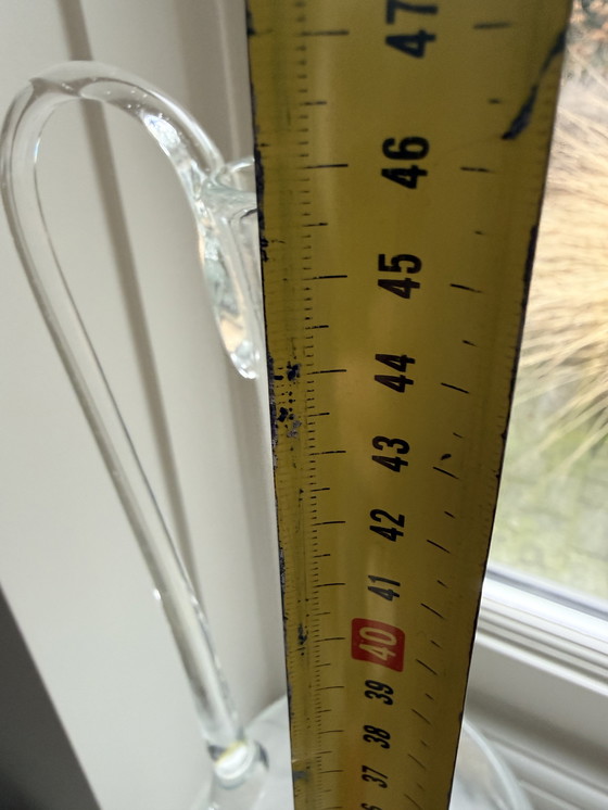 Image 1 of Karaf/vaas en émail haut, modèle classique avec sol