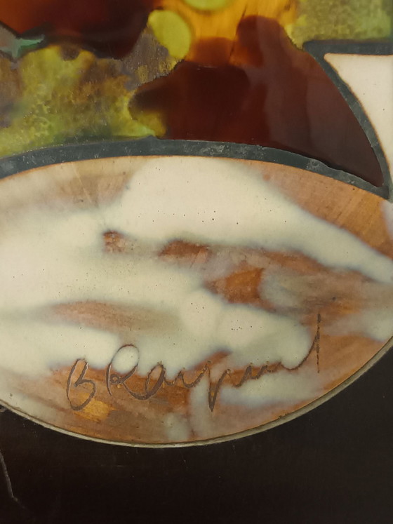 Coffee table B. Raynaud Vallauris – Ceramic, Wood (photo 6 of 13)