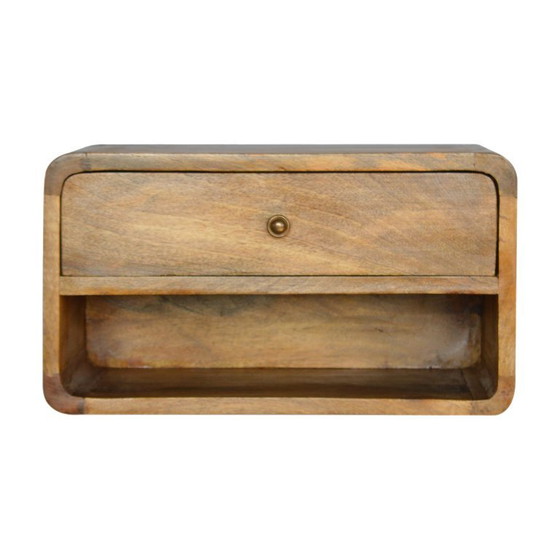 Schwebender Nachttisch mit offenem Ablagefach – Eichen-Finish – Artisan, Nachttische, Wood (photo 2 of 9)