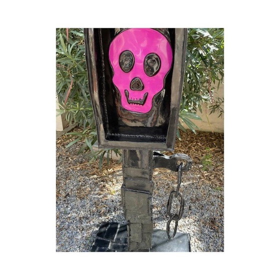 Image 1 of Sculpture moderniste cubiste vintage de l'artiste Michel Froment