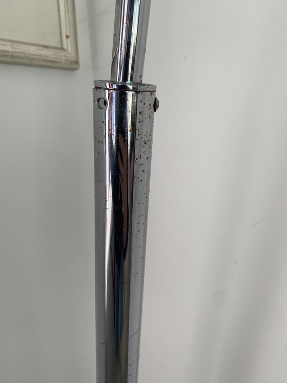 Image 1 of Lampada ad arco con base in marmo