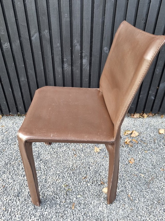 Image 1 of 4 sedie Cassina marrone scuro