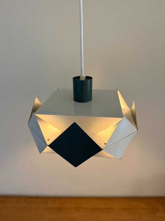 Vintage rare Preben Dahl Symfoni - Hans Folsgaard - Danish design lamp – Pendant lamps, Metal (photo 4 of 13)