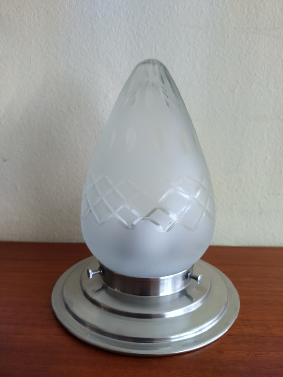 Image 1 of Lampada da soffitto - Vetro lucido - Art Deco