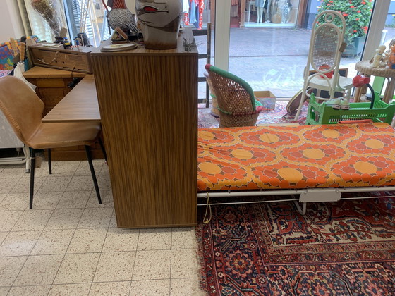 Image 1 of Vintage folding bed in closet with desk and mattress very good condition