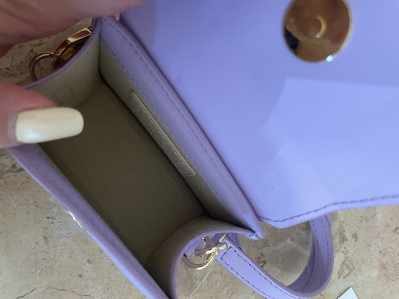 Jacquemus Le Chiquito in pastel lilac leather – Top handle bags, Metal (photo 11 of 15)