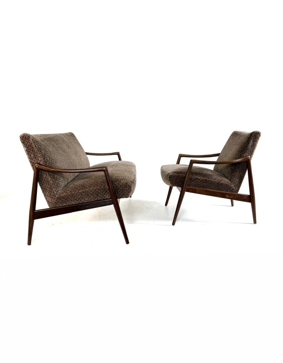 Image 1 of Vintage 3-seater sofa & armchair, Harmut Lohmeyer, Wilkhahn '60