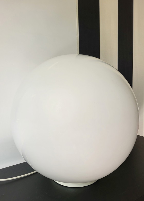 Image 1 of Contemporary Opaline Wit Glazen Globelamp