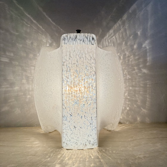 Image 1 of Lampadaire en verre italien de style Mid Century Carlo Nason pour Mazzega, années 1970